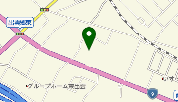 ジャンボパレス東出雲店の地図画像