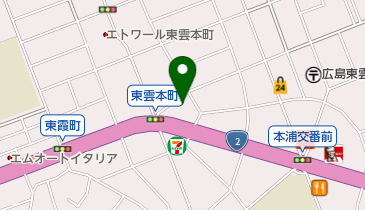 パーラーハリウッド東雲店の地図画像