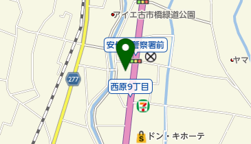 テキサス祇園店の地図画像