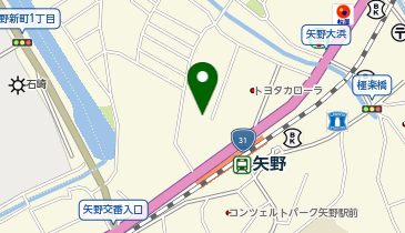 キング矢野店の地図画像