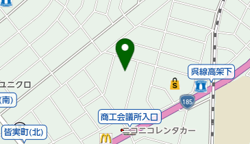 ワシントン中央店の地図画像