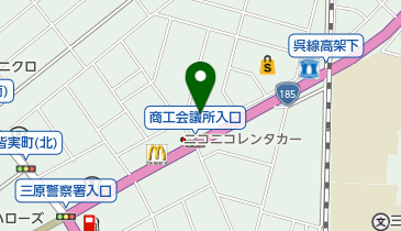 ビクトリー三原店の地図画像