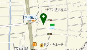スーパーハリウッド下中野店の地図画像