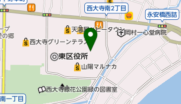 西大寺マルハチの地図画像