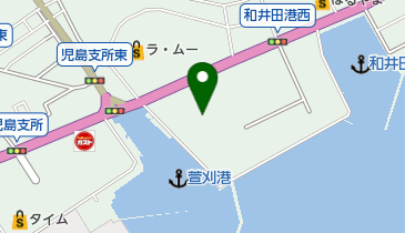 サンキワールド児島店の地図画像