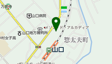 テキサス山口店の地図画像