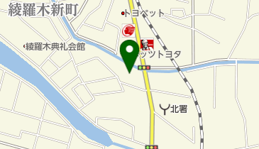 PSJ綾羅木店の地図画像