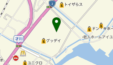 ダイナム下関店の地図画像