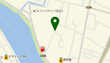 ミリオン末広店の地図画像
