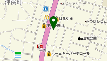ミリオン沖浜店の地図画像