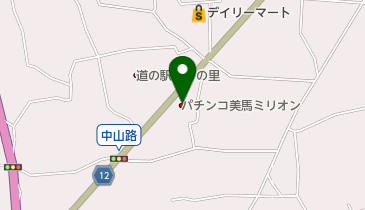 ミリオン美馬店の地図画像