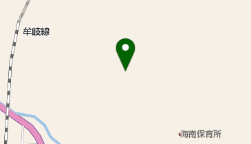 ミリオン海南店の地図画像