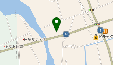 ミリオン藍住店の地図画像