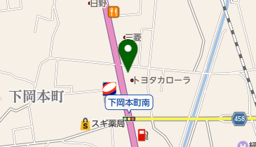 [EV]トヨタカローラネッツ岐阜(株) カローラ高山店の地図画像