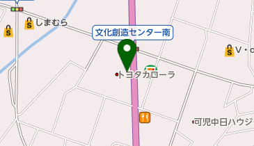 [EV]トヨタカローラネッツ岐阜(株) カローラ可児店の地図画像