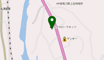 [EV]トヨタカローラネッツ岐阜(株) 下呂店 (カローラ)の地図画像