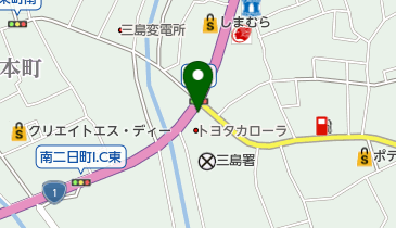 [EV]トヨタカローラ静岡(株) 三島店の地図画像