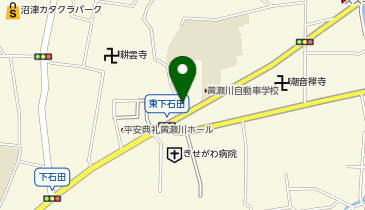 [EV]トヨタカローラ静岡(株) 沼津店の地図画像