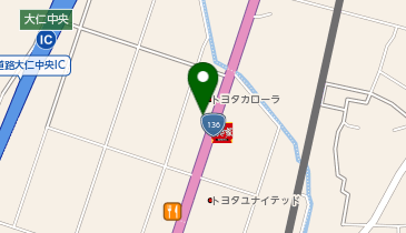 [EV]トヨタカローラ静岡(株) 大仁店の地図画像