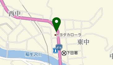 [EV]トヨタカローラ静岡(株) 下田店の地図画像