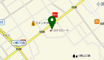 [EV]トヨタユナイテッド静岡(株) 小黒店 (カローラ東海)の地図画像