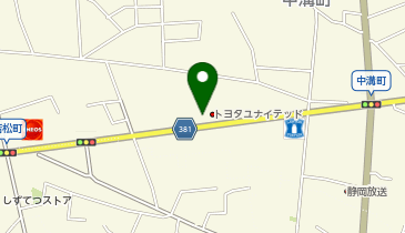 [EV]トヨタユナイテッド静岡(株) 島田店 (カローラ東海)の地図画像