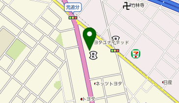 [EV]トヨタユナイテッド静岡(株) 浜松葵店 (カローラ東海)の地図画像