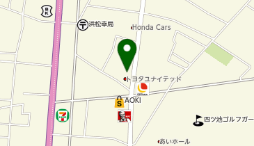 [EV]トヨタユナイテッド静岡(株) 浜松幸店 (カローラ東海)の地図画像