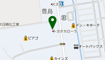 [EV]トヨタユナイテッド静岡(株) 磐田上岡田店 (カローラ東海)の地図画像