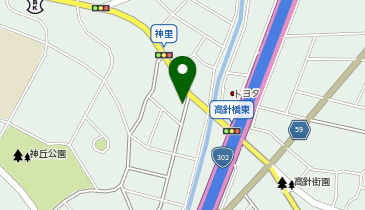 [EV]トヨタモビリティ中京(株) 名東高針店 (カローラ)の地図画像