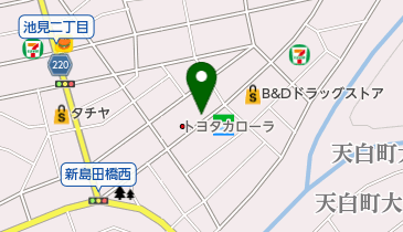 [EV]トヨタモビリティ中京(株) 元八事店 (カローラ)の地図画像