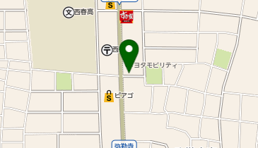 [EV]トヨタモビリティ中京(株) 西春みろくじ店 (カローラ)の地図画像