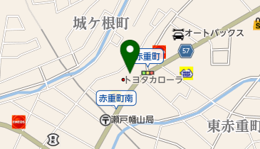 [EV]トヨタモビリティ中京(株) 瀬戸赤重店 (カローラ)の地図画像