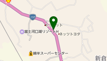 [EV]ネッツトヨタ甲斐(株) 河口湖店の地図画像