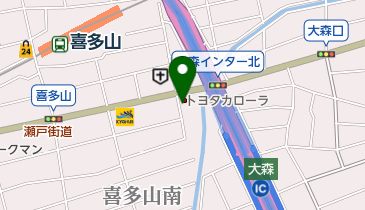 [EV]トヨタカローラ愛知(株) 大森店の地図画像