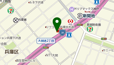 [EV]神戸トヨペット(株) 本社店の地図画像