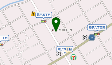 [EV]トヨタカローラ愛知(株) 豊川蔵子店の地図画像