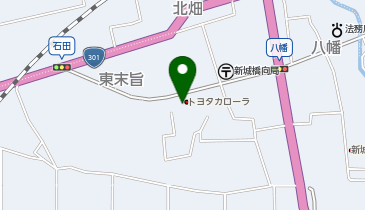 [EV]トヨタカローラ愛知(株) 新城店の地図画像