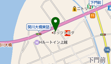 [EV]ネッツトヨタ越後(株) 上越直江津店の地図画像