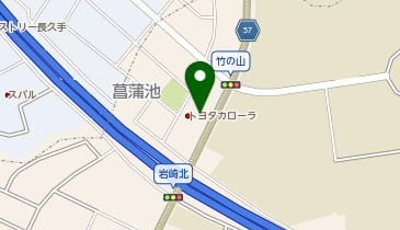 [EV]トヨタカローラ名古屋(株) 日進竹の山店の地図画像