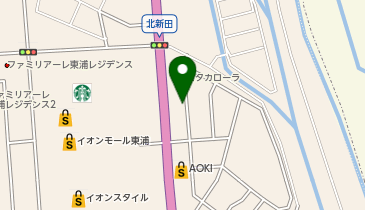 [EV]トヨタカローラ名古屋(株) 東浦店の地図画像