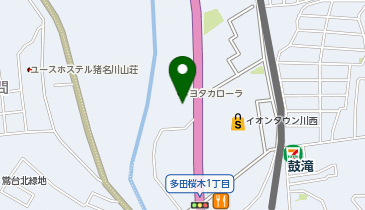 [EV]トヨタカローラ神戸(株) 川西店の地図画像