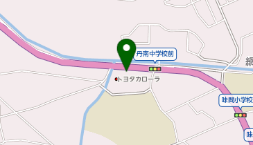 [EV]トヨタカローラ神戸(株) 丹波篠山店・ダイハツ丹波篠山の地図画像