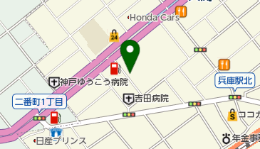 [EV]トヨタカローラ兵庫(株) 本店の地図画像