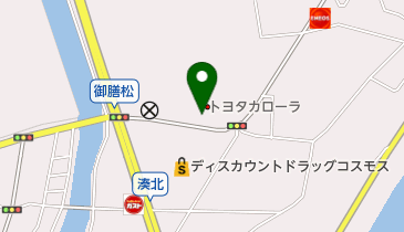 [EV]トヨタカローラ和歌山(株) 北島店の地図画像