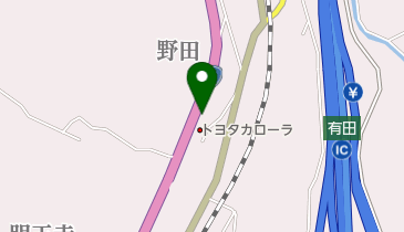 [EV]トヨタカローラ和歌山(株) 有田店の地図画像