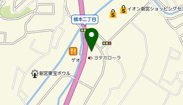 [EV]トヨタカローラ和歌山(株) 新宮店の地図画像