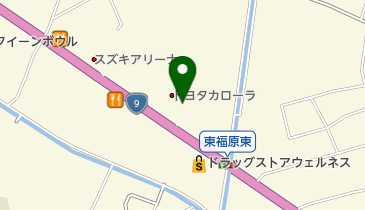 [EV]トヨタカローラ鳥取(株) 米子店の地図画像