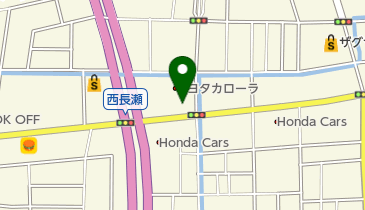 [EV]トヨタカローラ岡山(株) 西長瀬店の地図画像