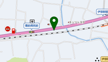 [EV]トヨタカローラ岡山(株) 備前店の地図画像